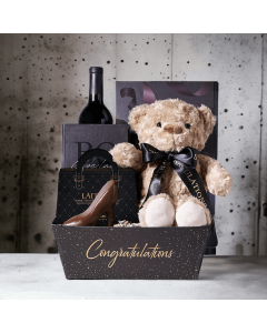 Happy Graduate Wine & Teddy Gift Set