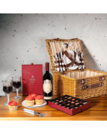 Let's Go for a Picnic Gift Basket with Wine