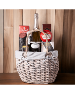 Plentiful Bubbly & Cheese Gourmet Gift Basket