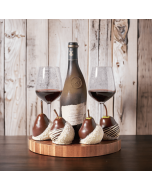 Sumptuous Wine & Chocolate Pears Gift