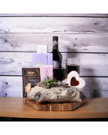 Wine, Chocolate, & Cheese for Two Gift Set